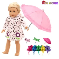 doll accessories 18 american cute girl doll bear ear sun mini umbrella raincoat clothes for 43cm new baby born dolls