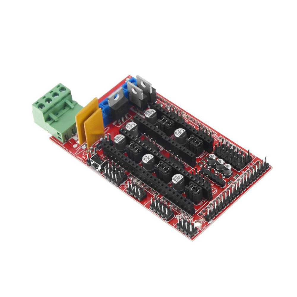 Контроллер A4988 для arduino Mega 2560 R3 RAMPS 1 4 модуль шагового драйвера 12864 ЖК-контроллер