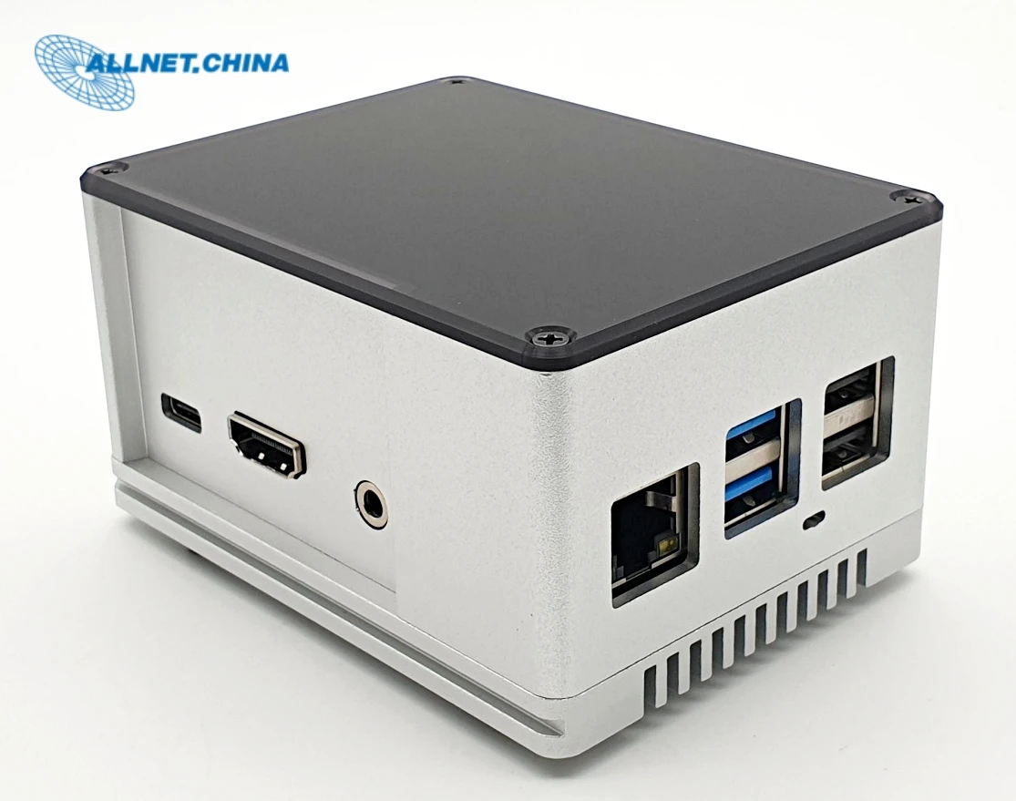 Алюминиевый корпус ecoPI PRO hp с теплоотводом для ROCK PI 4