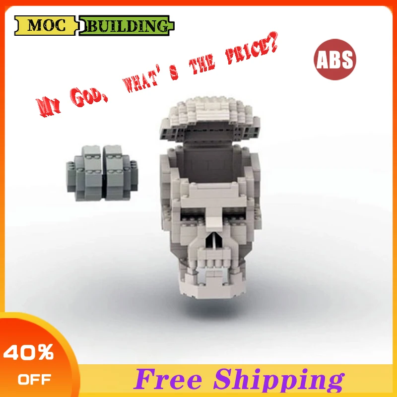 

410PCS Human's Skull Brain Building Blocks Moc Brick Kid Gift Toys And Educational Toys For Children
