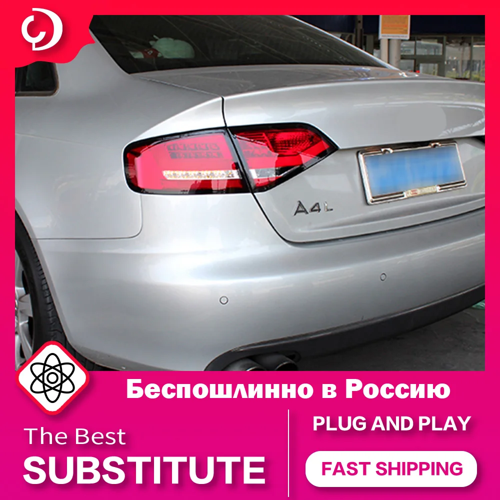 

AKD автостайлинг задние фары s для Audi A4 B8 2009-2012 A4L светодиодные задние фары DRL задние фары сигнал поворота Задний тормоз заднего хода