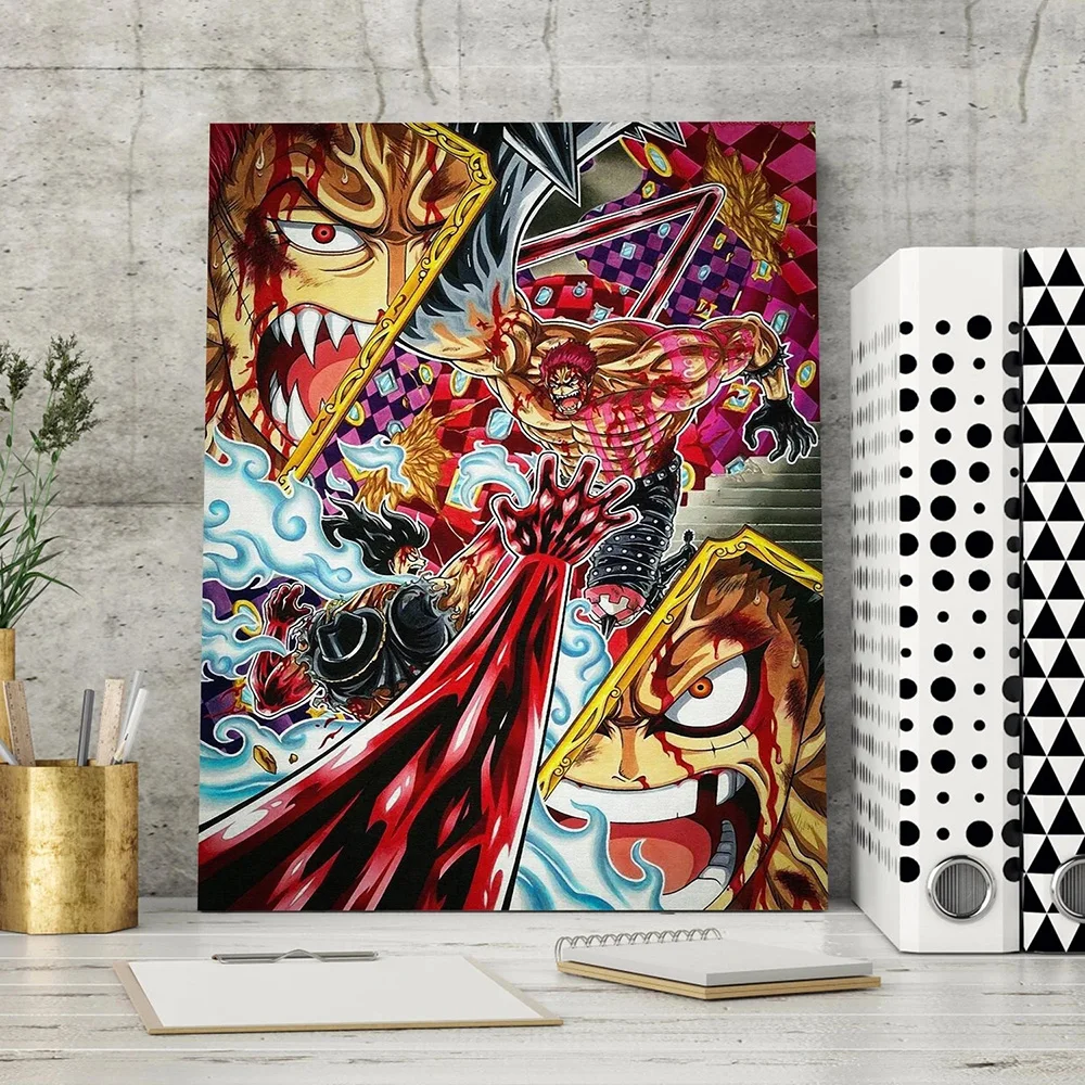 

Janpnese Anime One Pieces Canvas HD Prints Painting Wall Art Luffy Poster Modern Picture Living Room Home Decor Cudros Modular