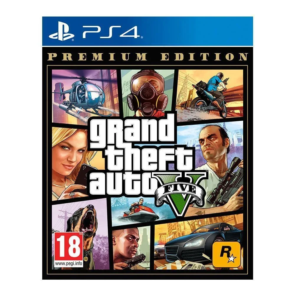 GTA 5 Премиум Издание PS4 закрытый чехол защитная полоса Быстрая доставка |