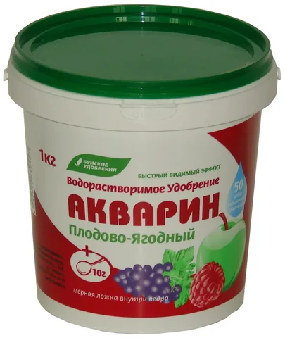 Комплексное водорастворимое удобрение "Акварин" плодово-ягодный - 1 кг