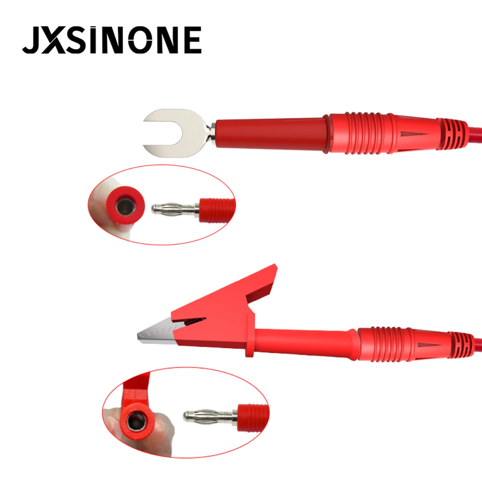 Набор наконечников для тестирования JXSINONE P1041B 1 м 4 мм штекер типа банан зажимы