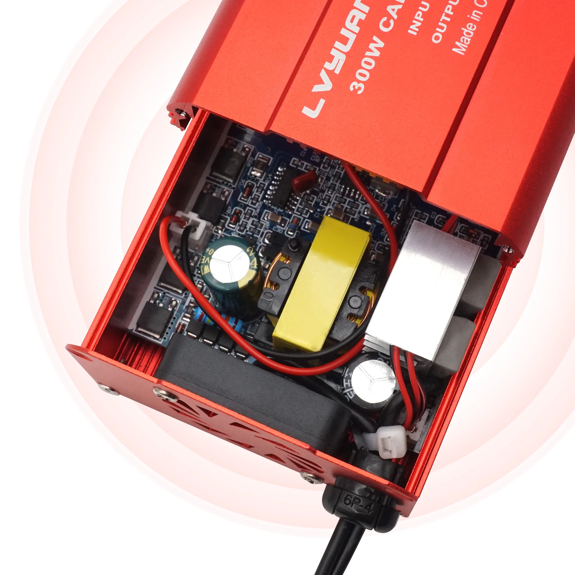 

Автомобильный прикуриватель с двумя USB-портами, 12 В до 220 В, 230 В, 300 Вт