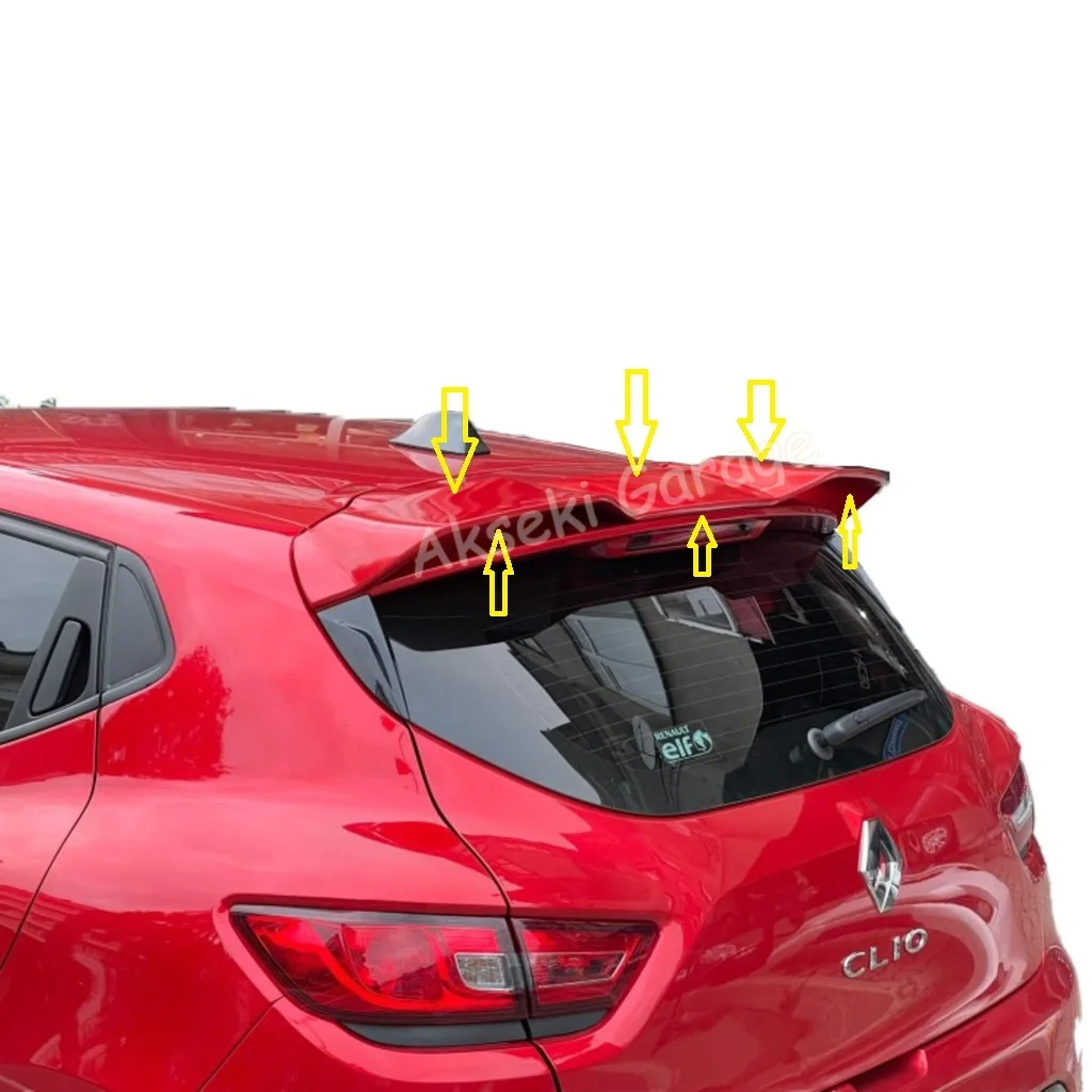 

Спойлер для Renault Clio 4 RS Style 2012-2019-автостайлинг автомобильные аксессуары модифицированный диффузор запасные части тюнинг универсальные щитки