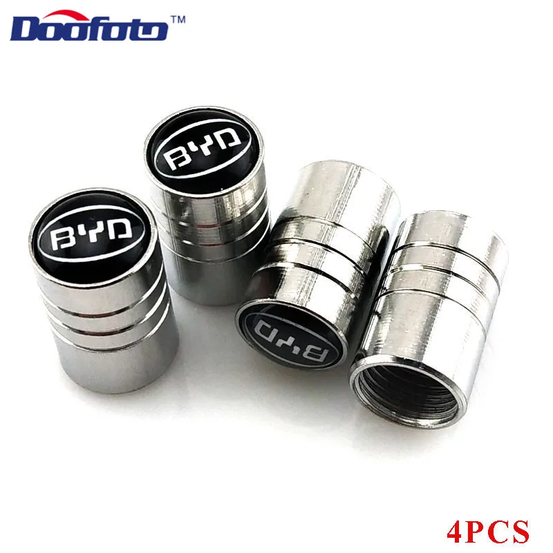 Колпачки для автомобильных клапанов Doofoto 4x BYD F3 F0 S6 F3R F 3 аксессуара защитный чехол