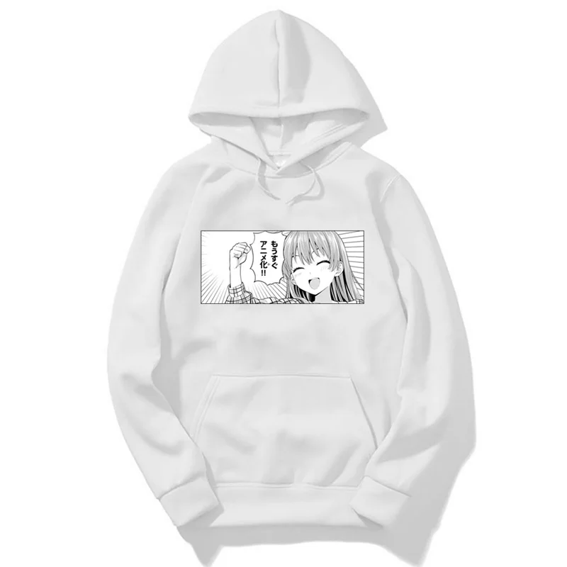 Fashion Men/women Sweatshirt Girlfriend also she Anime Printed Hoodies Pullover Harajuku Tops