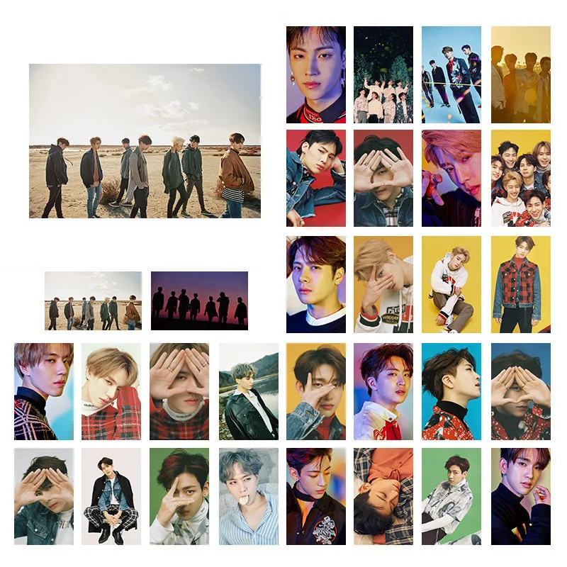 GOT7 Bambam JB JinYoung YoungJae YuGyeom волчок LOMO карты фото мини-карты Джексон I идентификация |