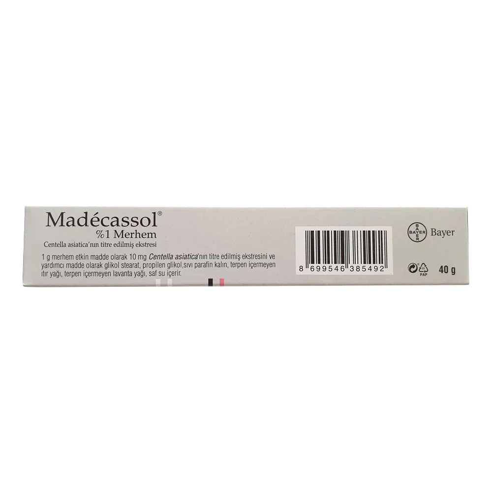 

Madecassol Cream 1% 40 GR - Used in Treatment of Scar Injury, Burn, Acne, Wrinkle - 3 PACK