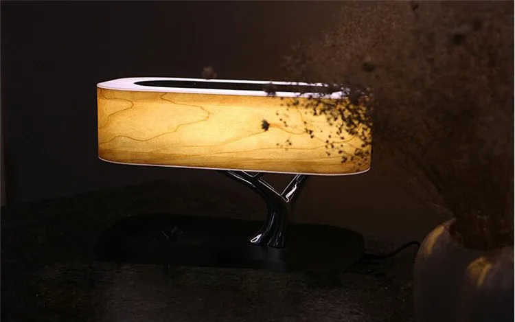 Умный светильник HomeTree Light Of the Tree с беспроводной зарядкой и колонкой (YT-M1602-B2) |