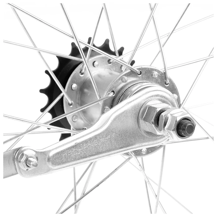 Колесо 18' заднее обод одинарный алюминиевый 28 отв втулка сталь на