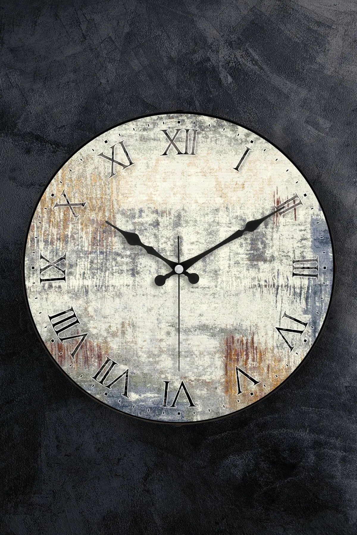 36 см Декоративные реальные Стекло Bombe бесшумный механизм настенных часов