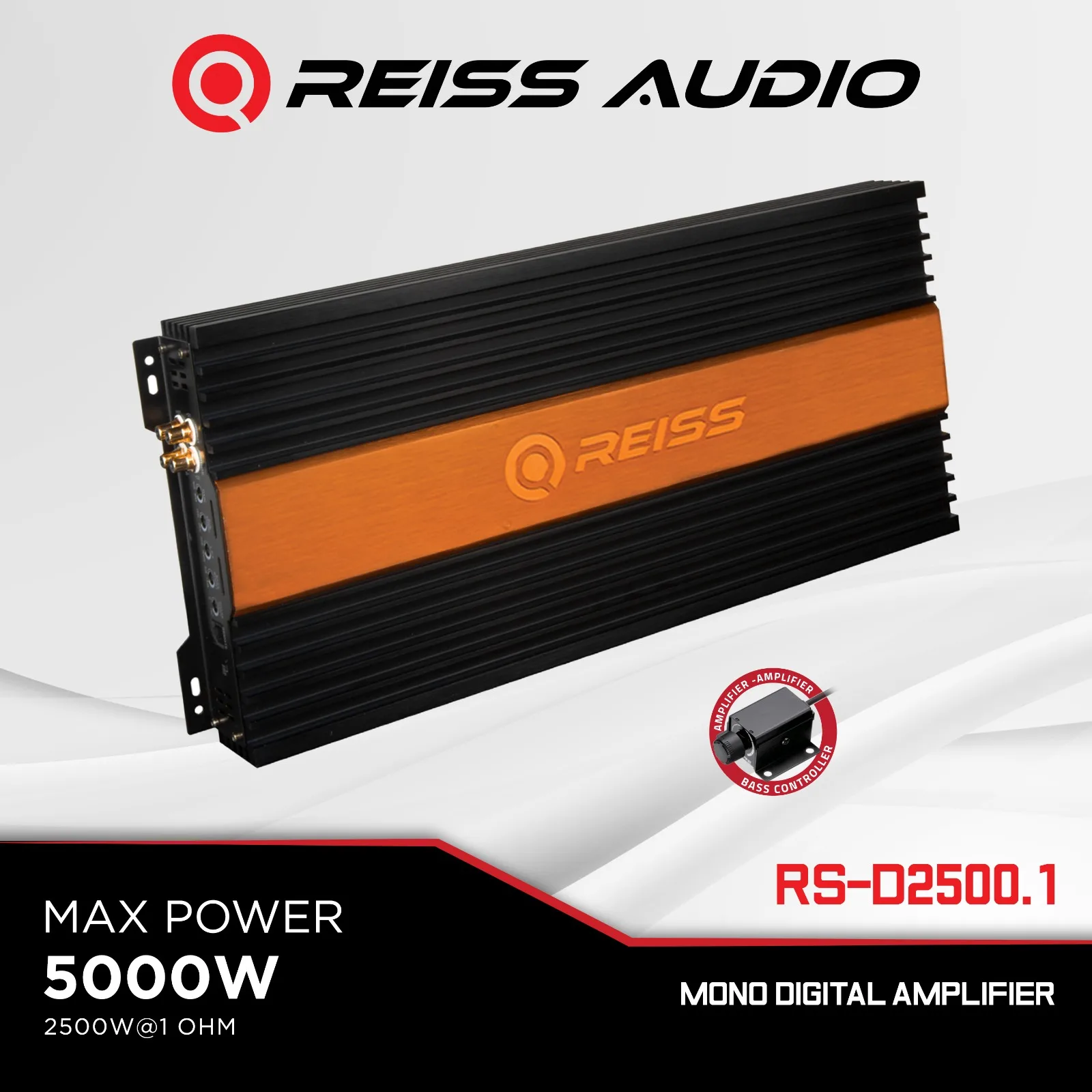 

RS-D2500.1 CAR 1 CHANNEL MONO AMPLIFIER MAX POWER 5000W