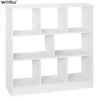 WOLTU White Bookcase Room 1