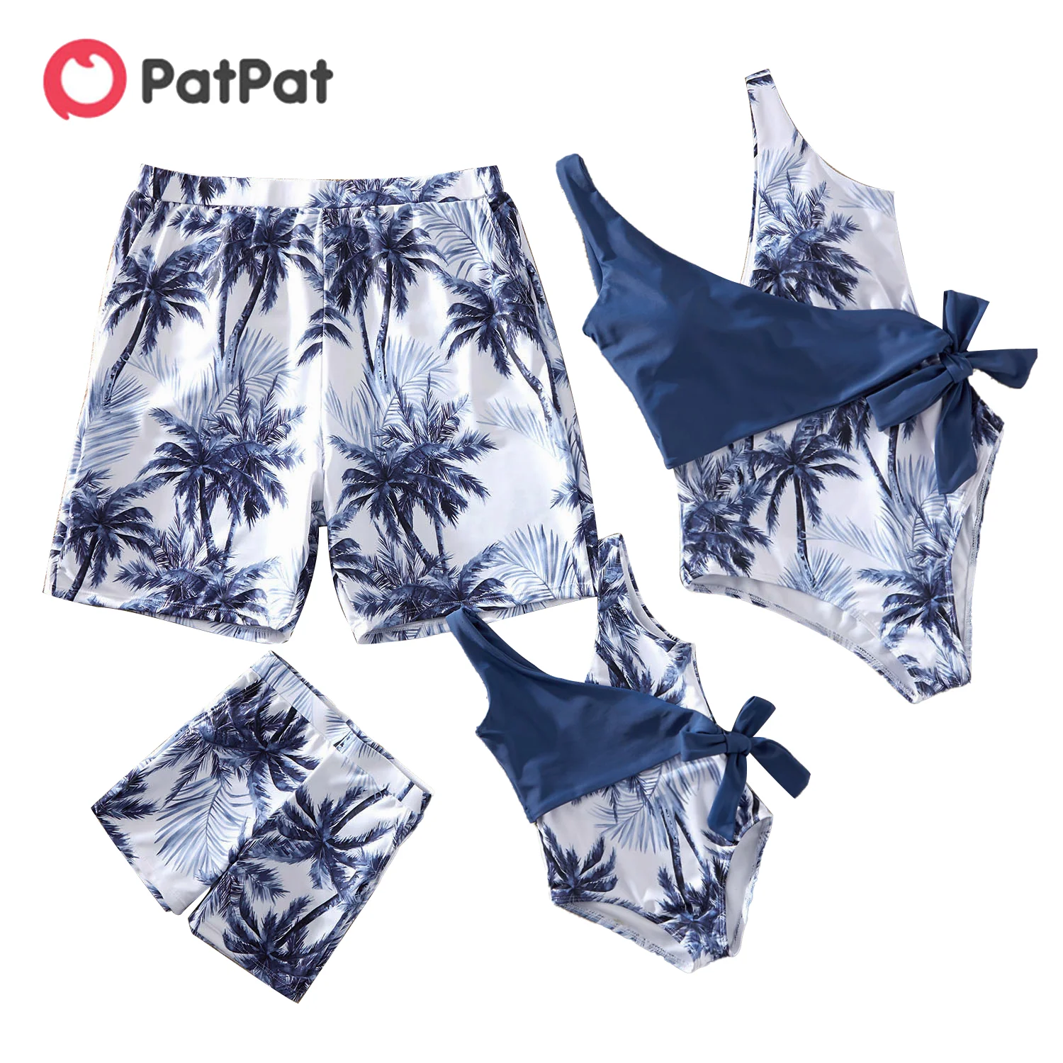 

PatPat Family Look Coconut Tree Print Matching Swimsuits
