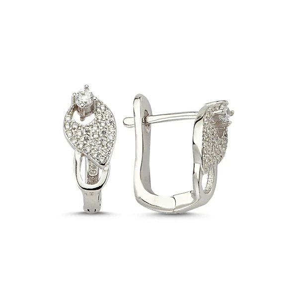 

Серебряные 925 пробы Серьги с цирконием