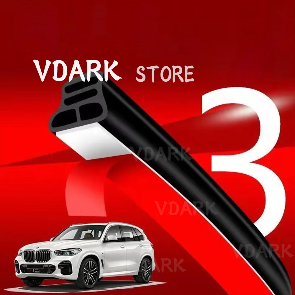 

5M/16M/25M Universal Car Door Seal Strip Rubber Soundproof Dustproof Sealing Sticker High Quality Wateroof Noise Reduction Stick