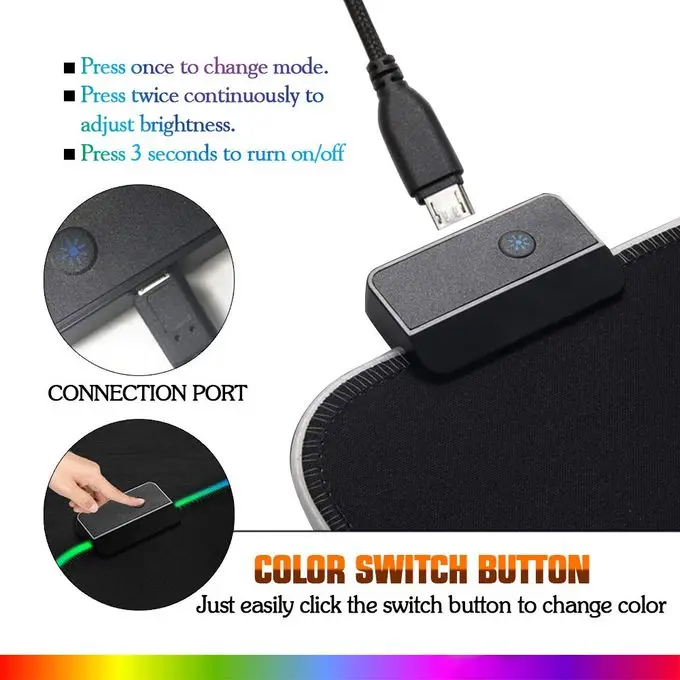 Mouse pad RGB orbit ot-pcm56 (graffiti 30*80 cm) | Компьютеры и офис