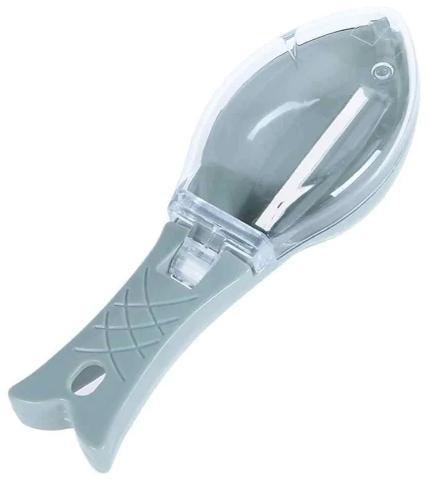 Рыбочистка с контейнером для чешуи Kitchen helper (нож чистки рыбы) X0111 | Дом и сад