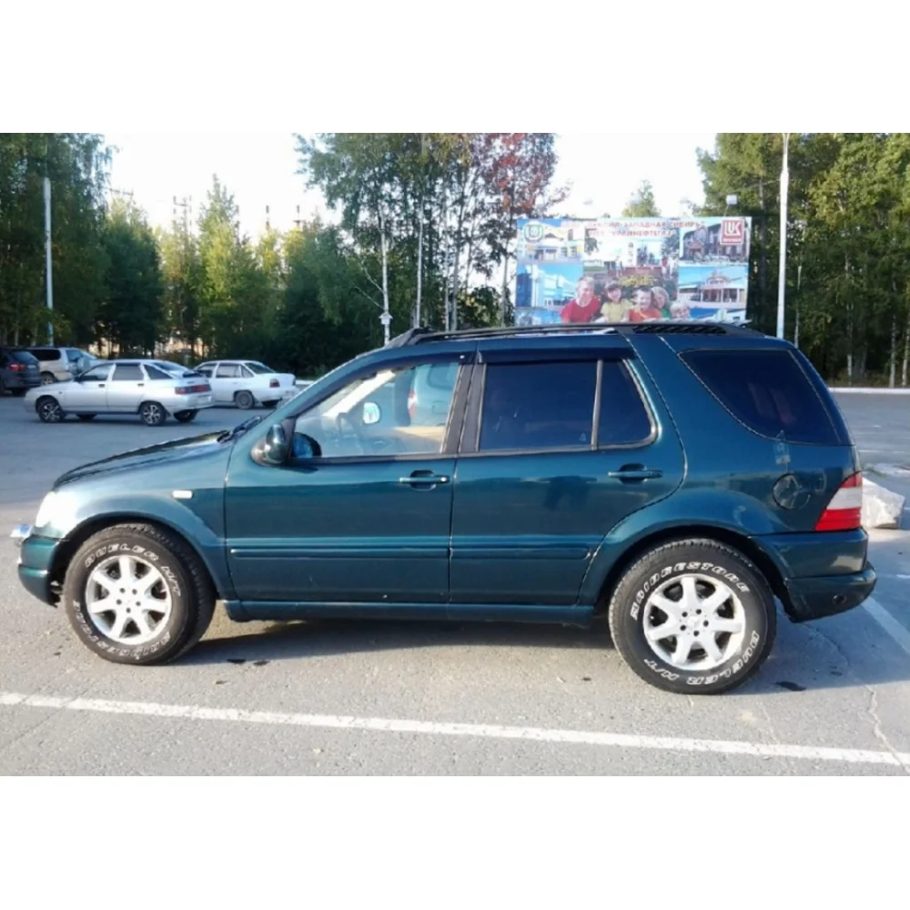 Дефлекторы окон Cobra Tuning M30496 на авто Mercedes Benz M-Klasse W163 1996-2005 4 шт./комп. ветровики от