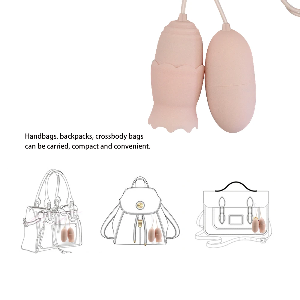 12 Скоростей двойной прыжок яйцо вибратор для женщин телефон соска вагинальный USB