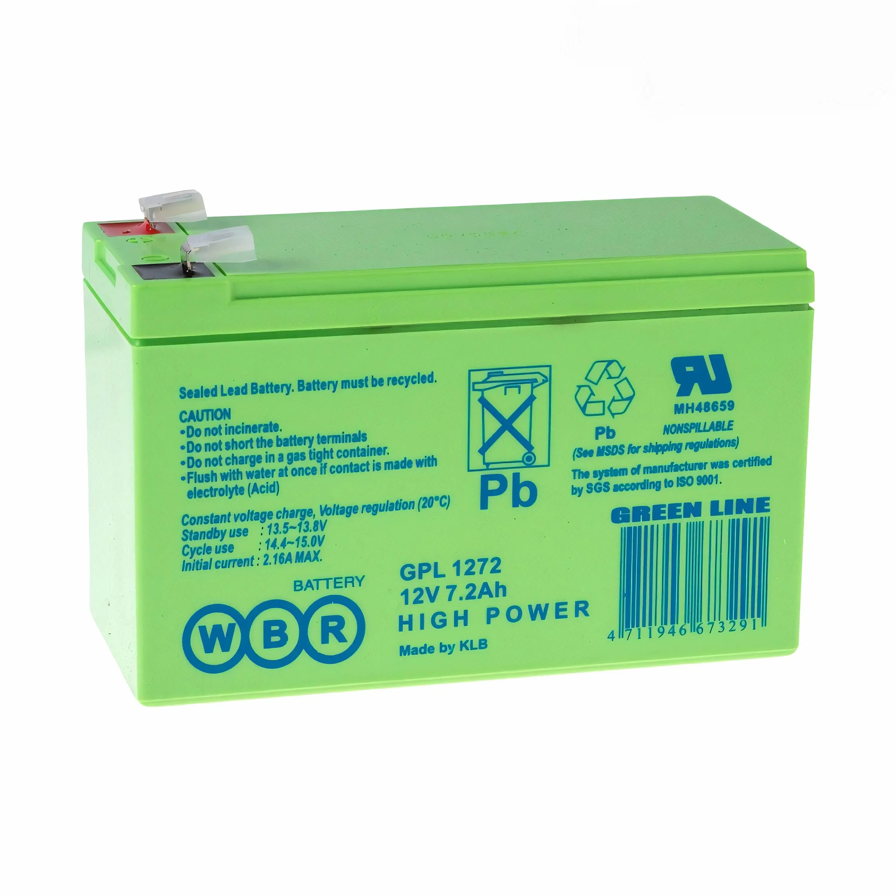 2 (12v / 7. 2 12. Аккумулятор mnb ms 7. 2-12) agm. 2 ah (20шт/к) security.