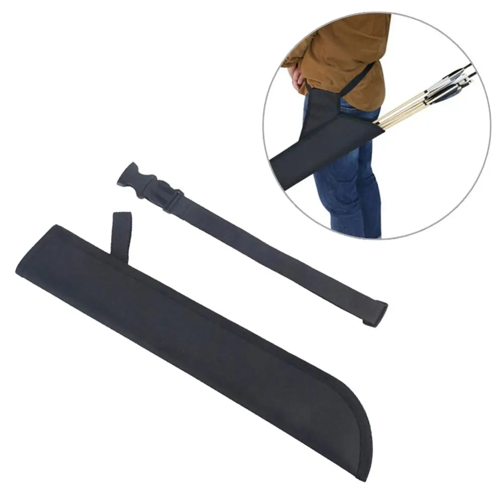 Сумка для стрел детей черная сумка на открытом воздухе охоты стрельбы из лука 46*8 5