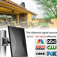 tv antenna for smart tv 4k hdtv 380 mile range with amplifier signal booster free local channels supports all tv