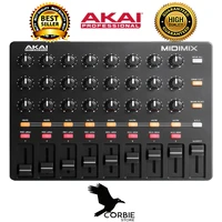 akai professional midimix 8 channel portable midi mixer music production controller dj equipment