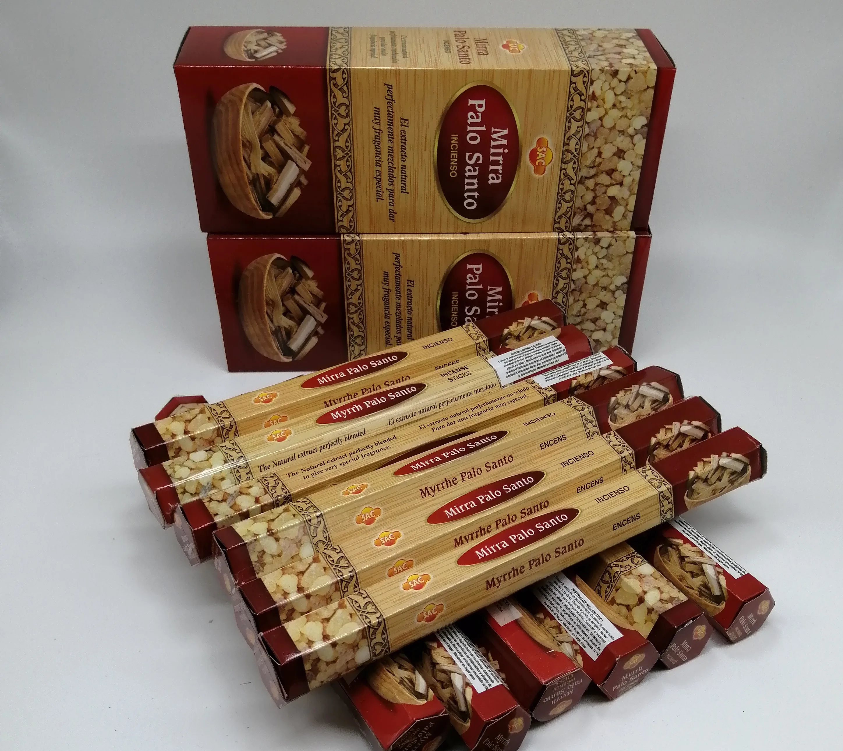 Благовония MIRRA PALO Santa DE SAC 2 коробки по 6 коробок (240 г в общей сложности)