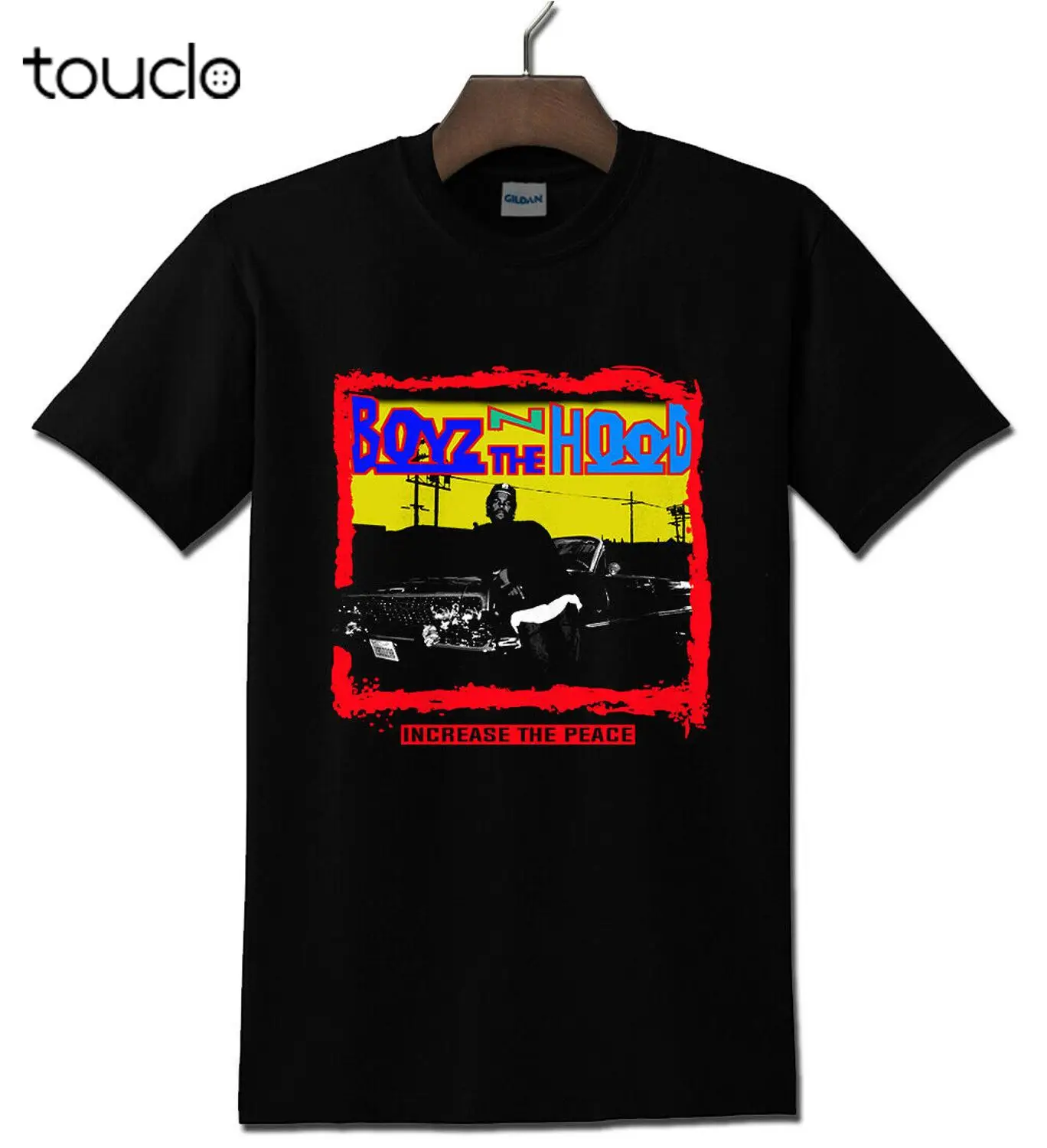 Черная футболка Boyz N The Hood Ice cube в стиле хип хоп Rap S 3XL|Мужские футболки| |