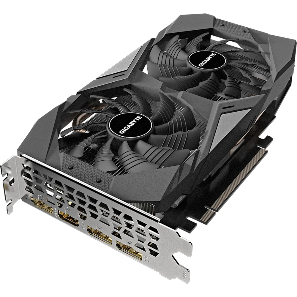 Видеокарта Gigabyte nVidia GeForce GTX 1660 1830MHz 6144MB 8002MHz 192 bit RTL [GV-N1660OC-6GD] | Компьютеры и офис