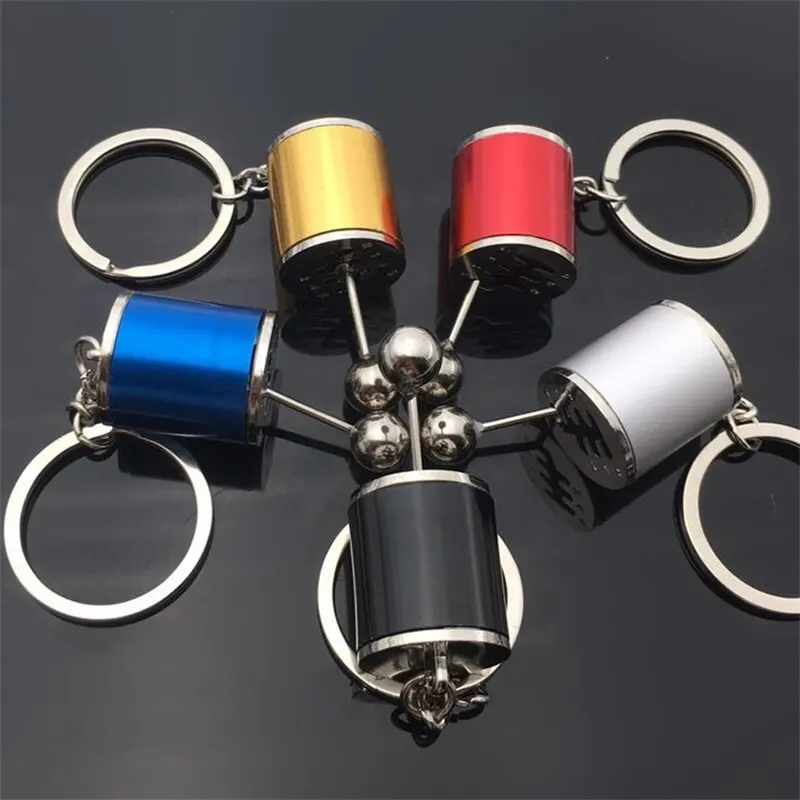 

Mini Car Shifter Keychain Gear Stick Keyring for Men Turbolader Chaveiro Cambio Marcha Cadeau Papa Gearbox Car Interior Ornament