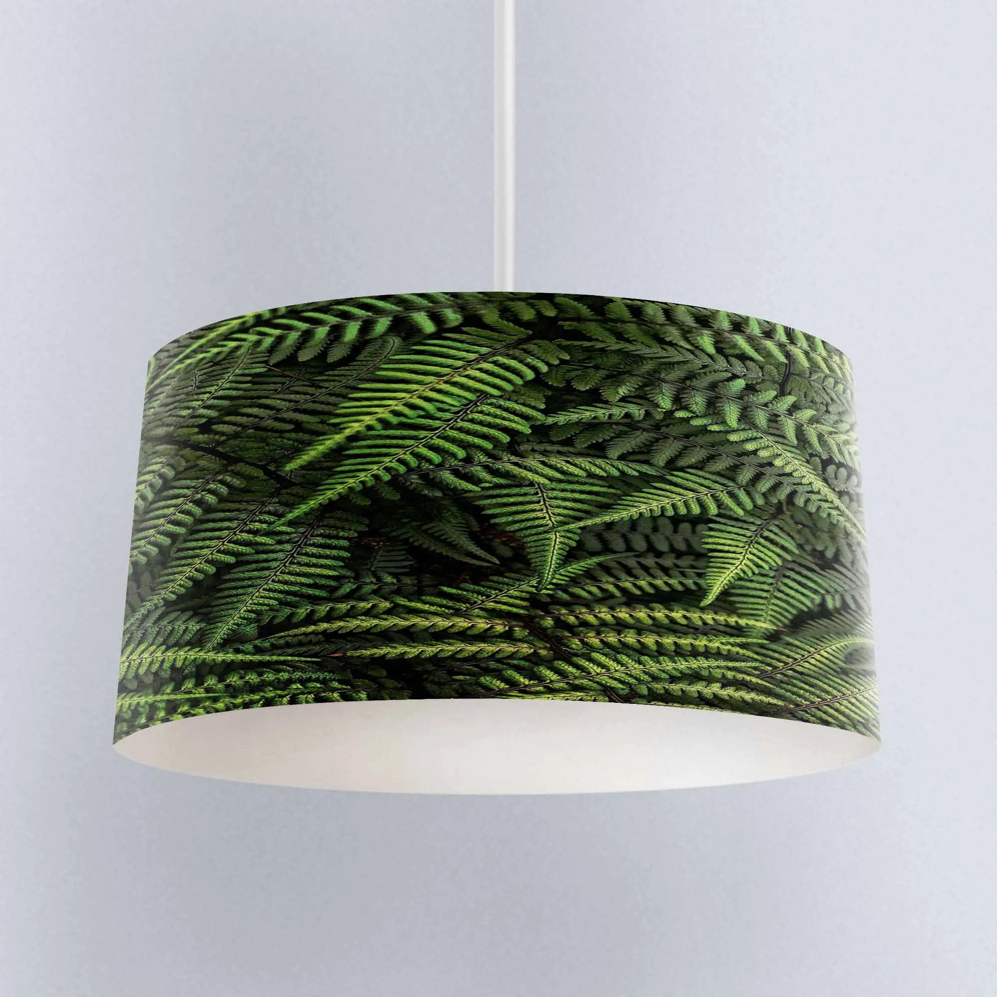 Еще зеленый сосна листья Флора цифровые печатные устройства люстра из ткани