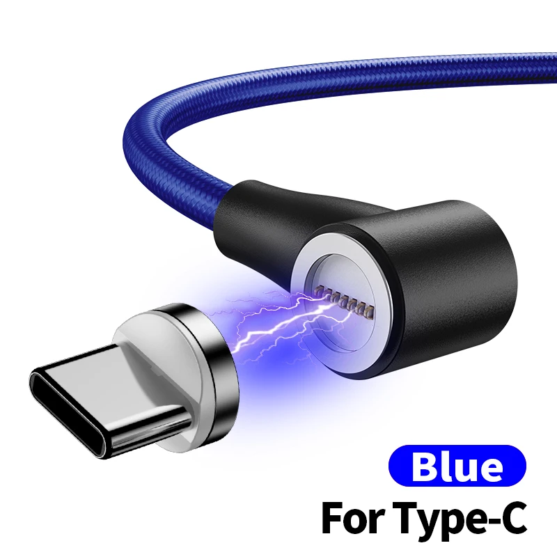 Udyr 1 м 2 м Магнитный СВЕТОДИОДНЫЙ модуль панели управления usb type C Магнитный кабель для быстрой зарядки для iPhone XS Max samsung магнитные кабели для мобильных телефонов - Цвет: For Type c cable