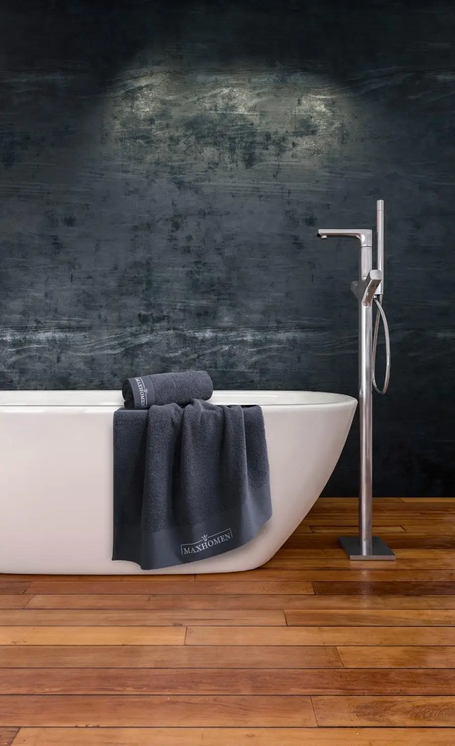 Очень мягкие хлопковые Роскошные антрацитовые полотенца для ванной|Банные