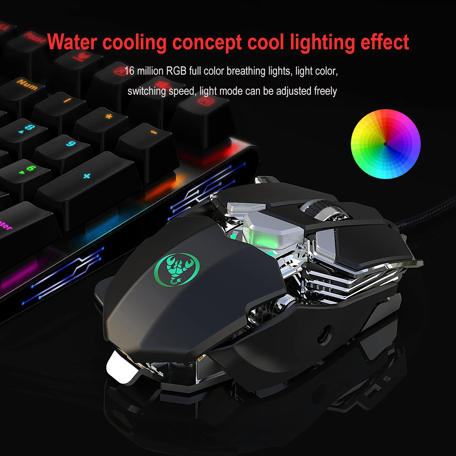 wired gaming mouse usb computer mice gaming rgb mouse gamer ergonomic mouse 9 button 6400dpi led silent game mice for pc laptop free global shipping