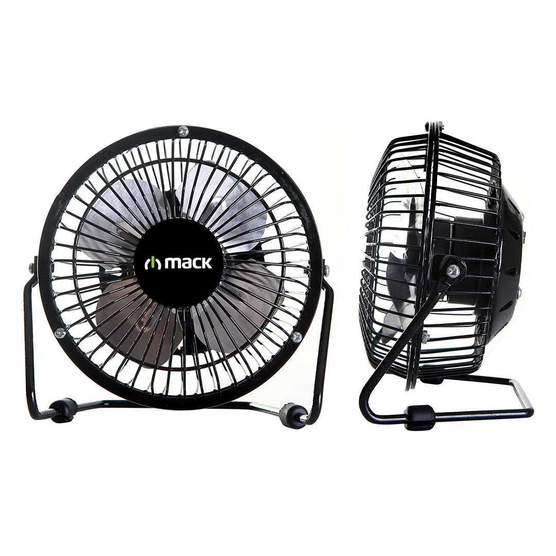 

Mini Desk Fan Better Cooling Perfect, Portable USB Desk Fan for Home Office Bedroom, Metal Body