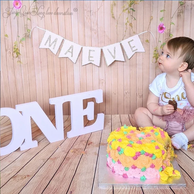 Cake smash props, Giant number one, cake smash numbers, photography props, wooden letters, giant numbers, freestanding words and