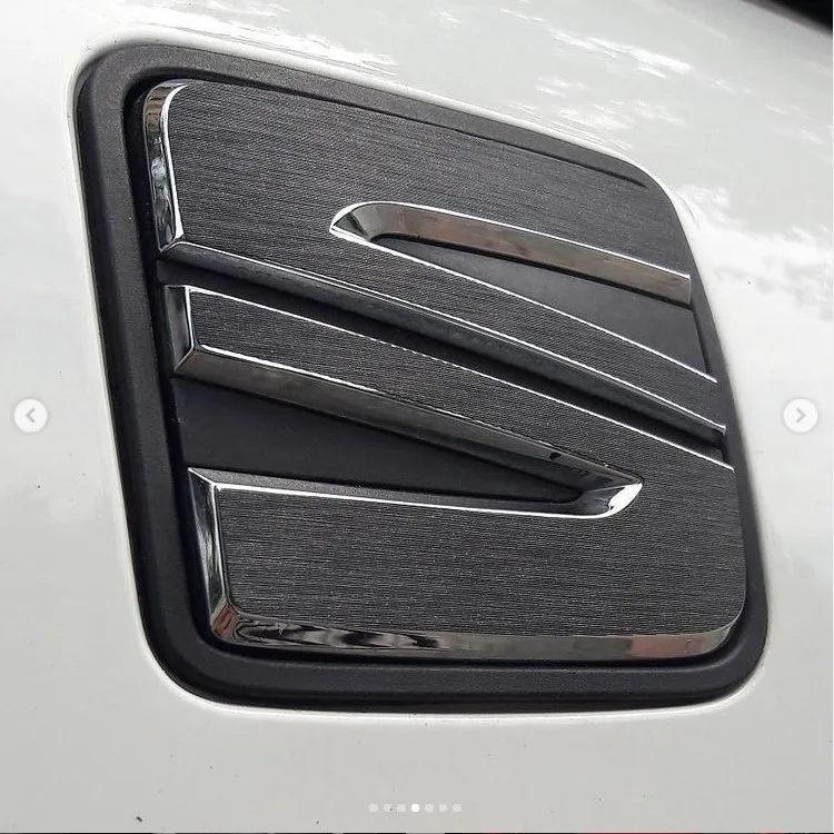 Наклейка на эмблему SEAT LEON MK3 Виниловая Фольга клейкая наклейка 457543599|Наклейки