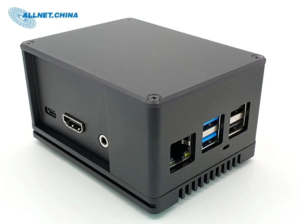 Алюминиевый корпус ecoPI PRO hp с теплоотводом для ROCK PI 4