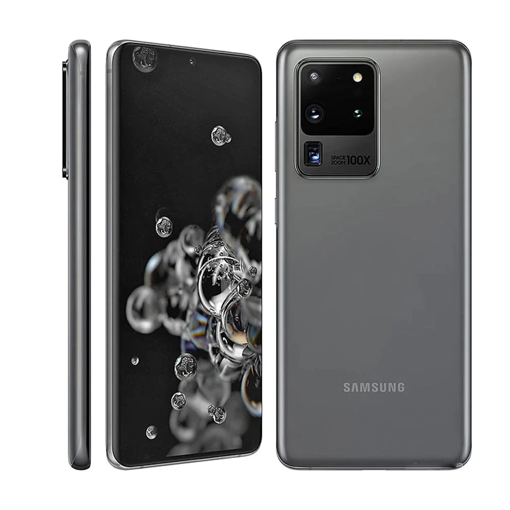 Восстановленный разблокированный смартфон Samsung Galaxy S20 Ultra 5G 128 ГБ ROM G988U Snapdragon 865