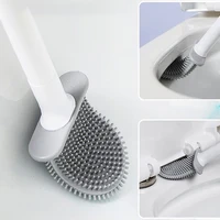 home long handle cleaning brush with stand cleaning kit high quality silicone cleaning supplies wall mounted cleaning tool
