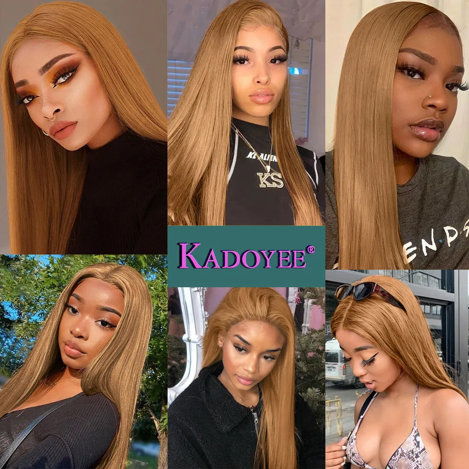 

Blonde Part Lace Wig Straight Human Hair Wig Brazilian Remy 13x1 Lace Wig Colored Honey Blonde Human Hair Bob Wig for Women 150%