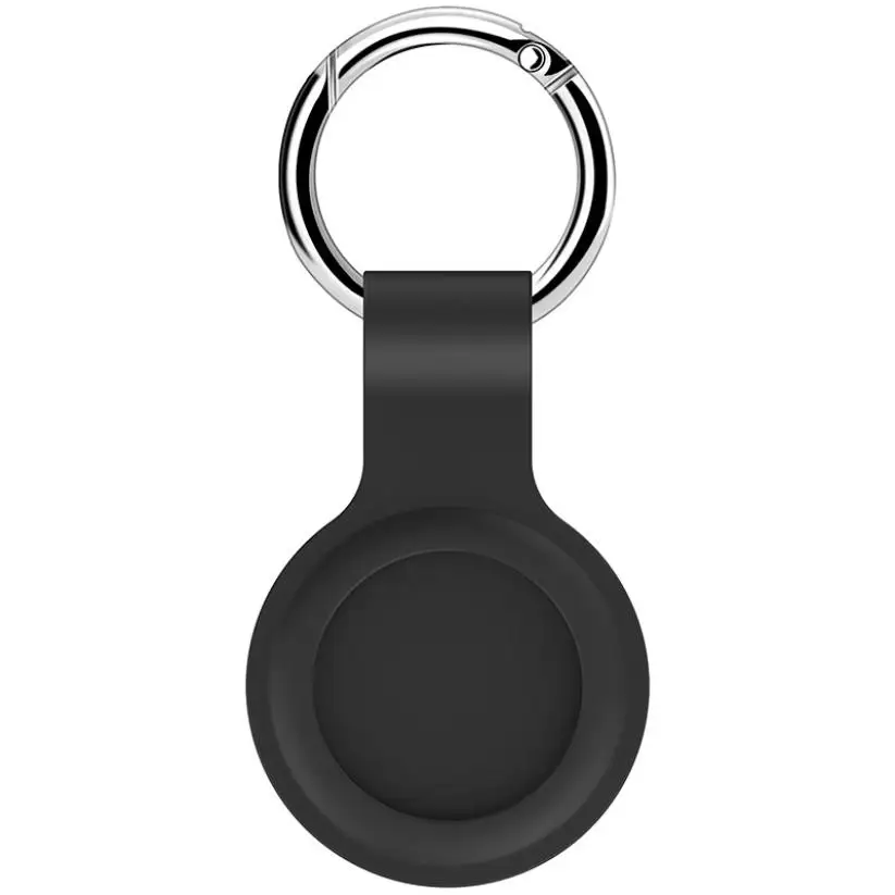 

Protective Cover Location Tracker Silicone Anti-scratch Case With Buckle for AirTags Tracker
