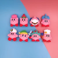 game kirb action figures collection pink kirby cute figurines collectibles pvc model toys for childrens birthday gift