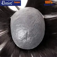 Asian Men's Wig Thin Skin Breathable High Quality Men Hair Toupee Wig Natural Black Wigs For Men Top Hair Replacement System