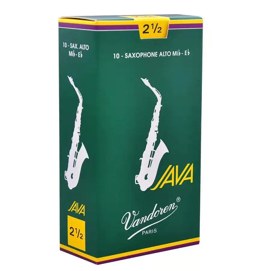 

Французский Vandoren, зеленая коробка, Java Eb, альт-саксофон, династический саксофон, альт Mib-Eb
